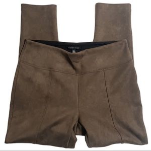 Andrew Marc Faux Suede Pull On Waist Legging Paints Size L